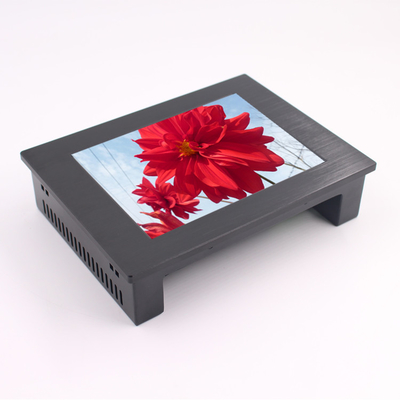 Monitor áspero IP65 18W 350nits Vesa Embedded do tela táctil 24VDC