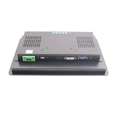 Toque Resistive áspero de VGA DVI 350nits do monitor da parte dianteira IP65 Lcd para o quiosque