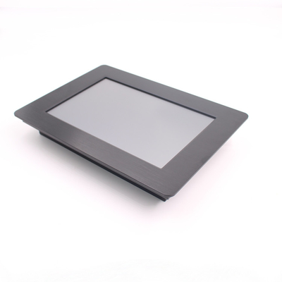 Toque Resistive áspero de VGA DVI 350nits do monitor da parte dianteira IP65 Lcd para o quiosque