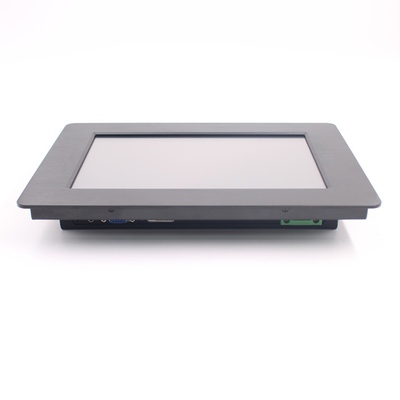Toque Resistive áspero de VGA DVI 350nits do monitor da parte dianteira IP65 Lcd para o quiosque