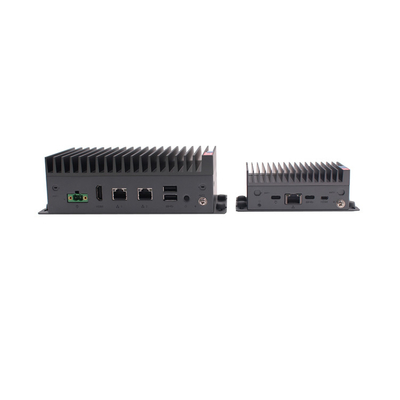 Computador encaixado de alumínio RS232 PCIE da borda do AI para o nível básico
