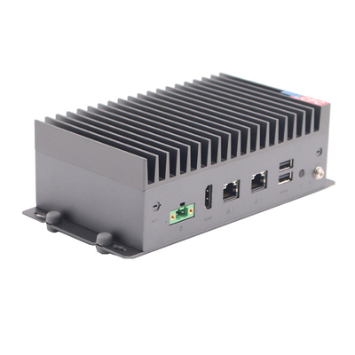 Computador encaixado de alumínio RS232 PCIE da borda do AI para o nível básico