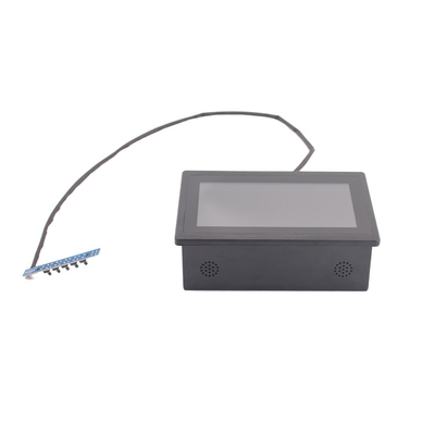 monitor industrial da montagem do painel de 9-36v DVI VGA para o tela táctil Resistive do carro