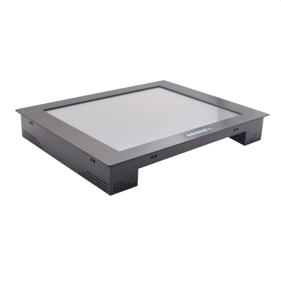 Sinal industrial do poder DVI VGA HDMI do carro do monitor 24V do tela táctil do porto RS232