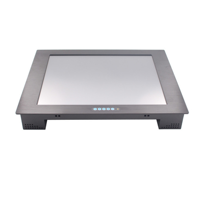 19 monitor industrial da montagem do painel da parte dianteira IP65 da polegada com toque Resistive