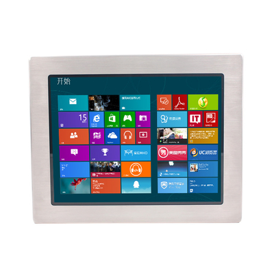 Porto impermeável de aço inoxidável 17 do monitor Resistive HDMI do écran sensível da polegada IP65