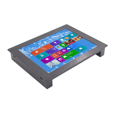 Computador industrial de Windows do apoio dos monitores do tela táctil da fonte de alimentação da C.C. 24V